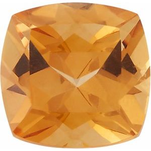 Lot of 10 – 5 mm Cushion Natural Orange Citrine – Faceted Cut – A Quality — Sapphire Row