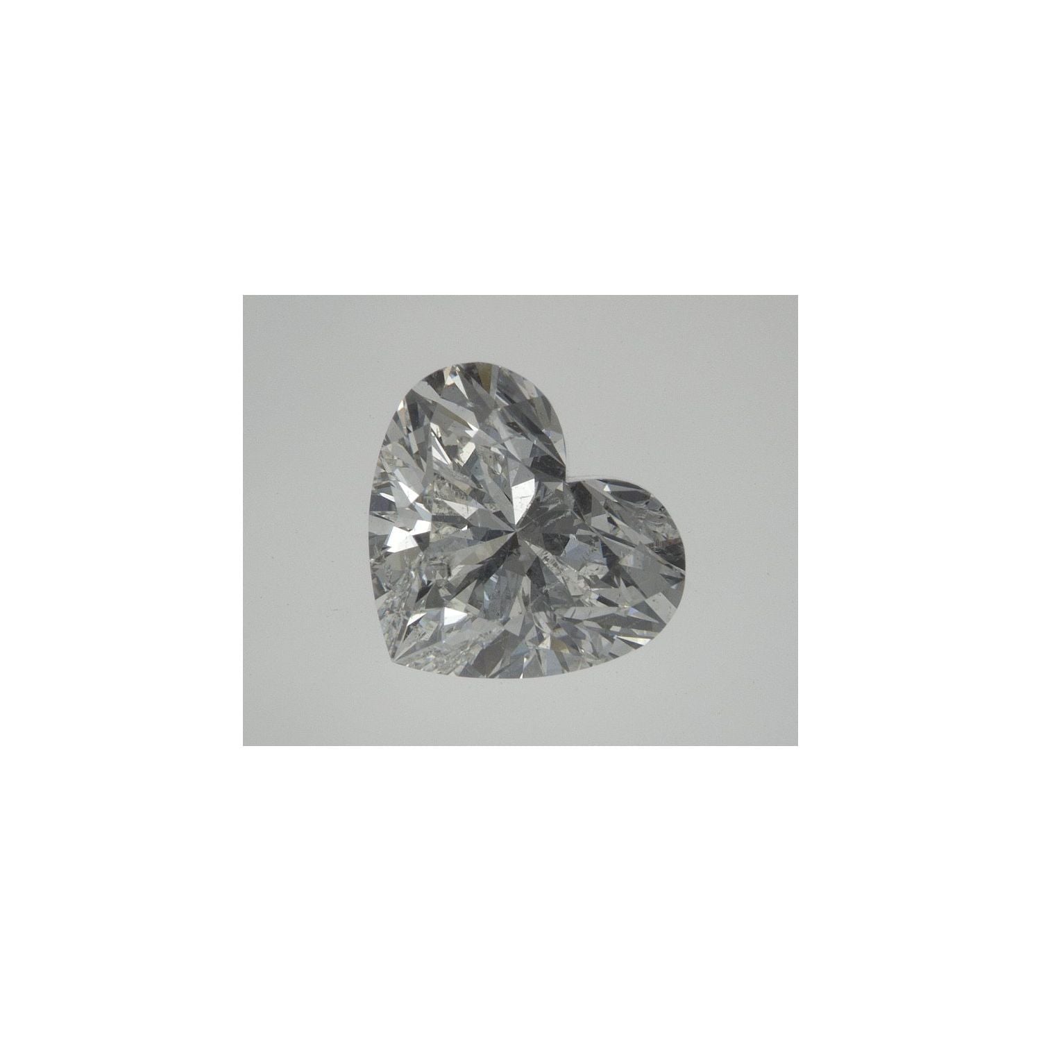2.52 ct Heart Natural Diamond – I SI2 – Faceted Cut – GIA Certified — Sapphire Row