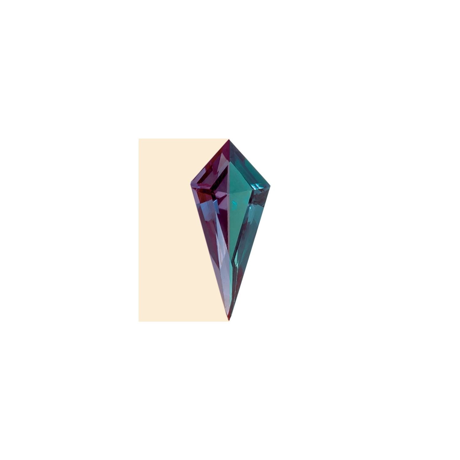 11x5 mm Kite Lab-Grown Color Change Alexandrite – Step-Cut – Eye-Clean Quality — Sapphire Row