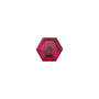 8 mm Hexagon Lab-Grown Red Ruby – Step-Cut – Eye-Clean Quality — Sapphire Row
