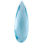 30x10 mm Pear Natural Sky Blue Topaz – Double-Sided Checkerboard-Cut – AA Quality — Sapphire Row