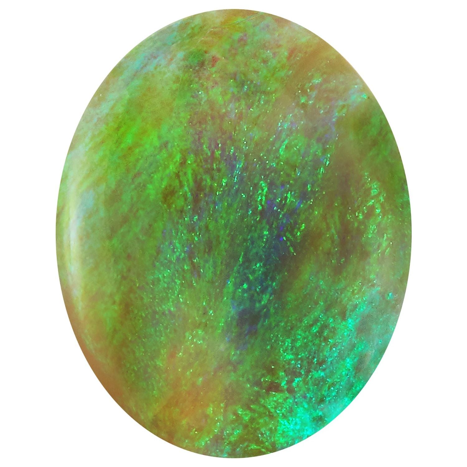 4x3 mm Oval Natural Black Opal – Cabochon Cut – AA Quality — Sapphire Row