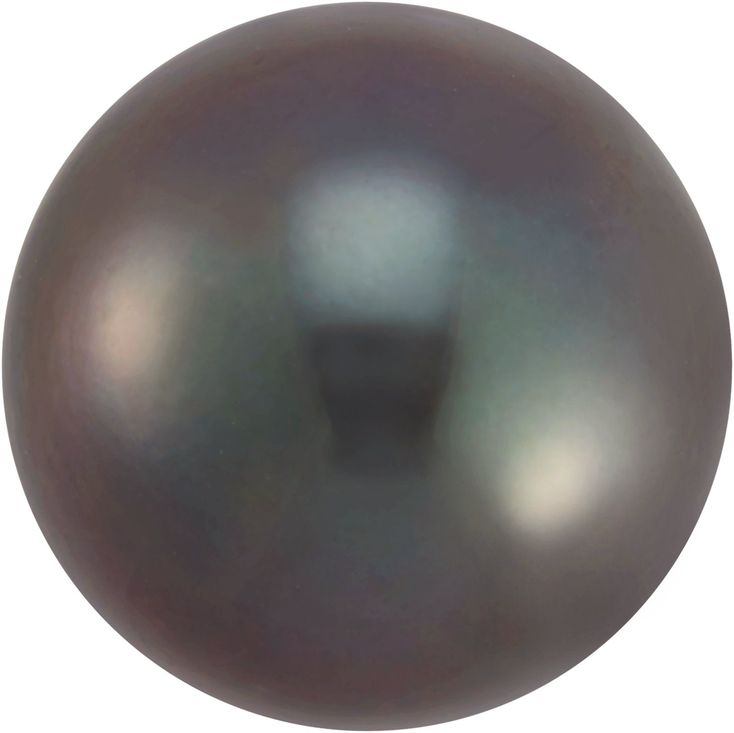 10 mm Round Cultured Pearl — Sapphire Row