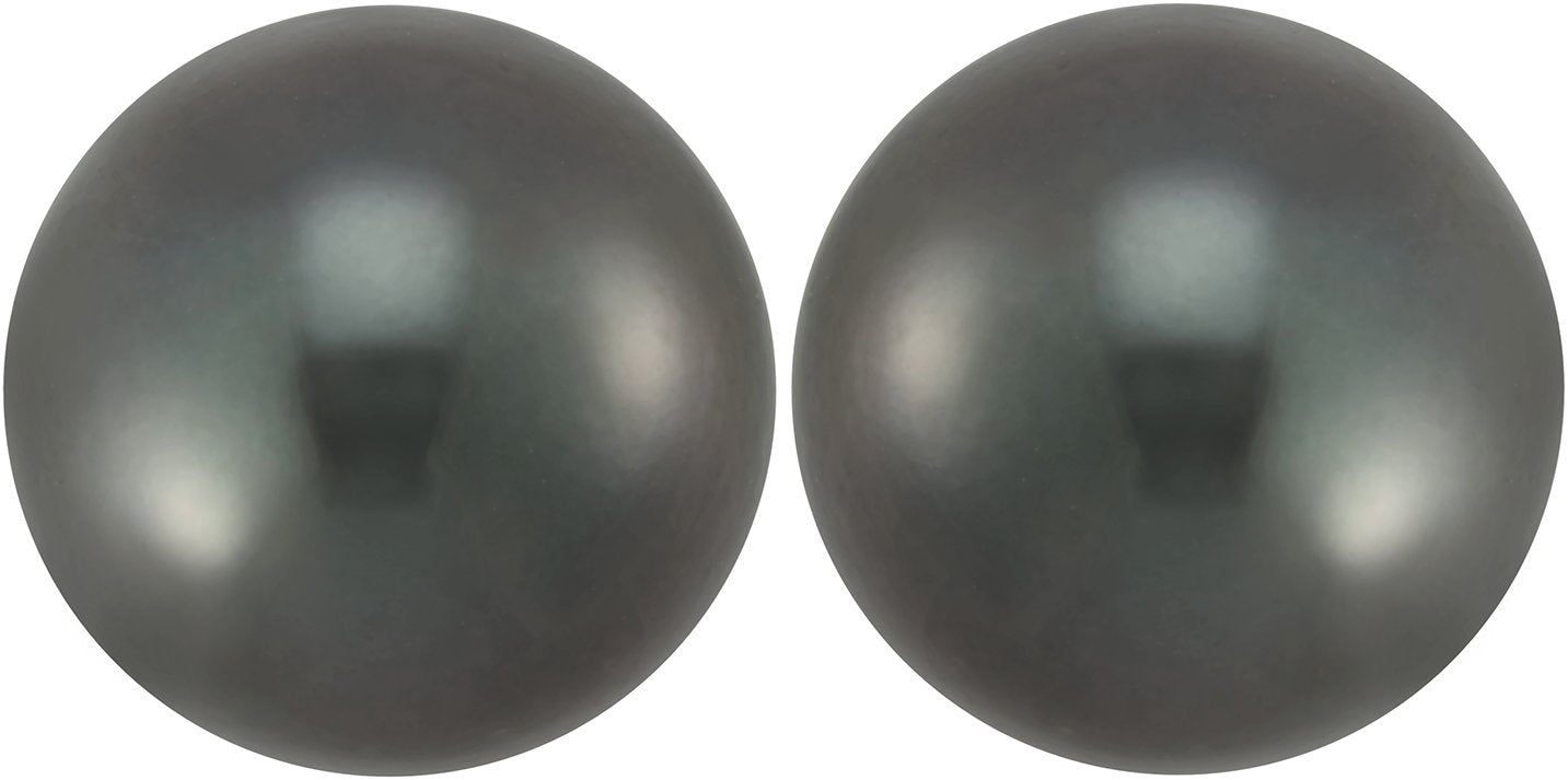 10 mm Round Cultured Pearl — Sapphire Row