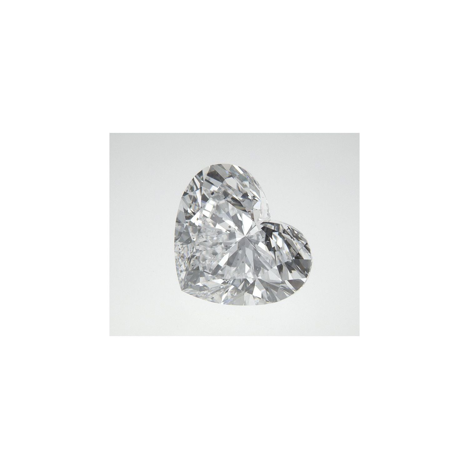 2.40 ct Heart Natural Diamond – D SI2 – Faceted Cut – GIA Certified — Sapphire Row