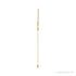 Sapphire Row Natural Diamond Bar Y Necklace - Yellow Gold (view 2)