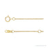 Sapphire Row Natural Black Diamond Station Necklace - Yellow Gold, 3-Station (1/5 ctw) (view 2)