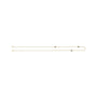 Sapphire Row Natural Black Diamond Station Necklace - Yellow Gold, 3-Station (1/5 ctw) (view 3)