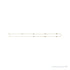 Sapphire Row Natural Black Diamond Station Necklace - Yellow Gold, 7-Station (1/3 ctw) (view 3)