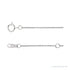 Sapphire Row Natural Black Diamond Station Necklace - White Gold, 7-Station (1/3 ctw) (view 3)