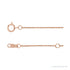 Sapphire Row Natural Black Diamond Station Necklace - Rose Gold, 3-Station (1/5 ctw) (view 3)
