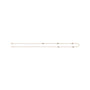 Sapphire Row Natural Black Diamond Station Necklace - Rose Gold, 5-Station (1/4 ctw) (view 2)