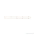 Sapphire Row Natural Black Diamond Station Necklace - Rose Gold, 7-Station (1/3 ctw) (view 2)