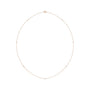 Sapphire Row Natural Diamond Station Necklace - Rose Gold, 7-Station (1 3/4 ctw)
