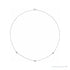 Sapphire Row Natural Diamond Station Necklace - White Gold, 3-Station (1/5 ctw)