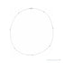 Sapphire Row Natural Diamond Station Necklace - White Gold, 7-Station (1/3 ctw)