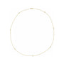 Sapphire Row Lab-Grown Diamond Station Necklace - Yellow Gold, 7-Station (1/3 ctw)