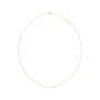 Sapphire Row Lab-Grown Diamond Station Necklace - Yellow Gold, 7-Station (1/4 ctw)