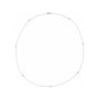 Sapphire Row Lab-Grown Diamond Station Necklace - White Gold, 7-Station (1/3 ctw)