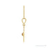 Sapphire Row Natural Cabochon Starburst Necklace - Citrine, Yellow Gold (view 2)