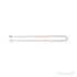 Sapphire Row Natural Diamond Graduated Bezel Tennis Necklace - Rose Gold (view 2)
