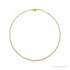 Sapphire Row Lab-Grown Diamond Graduated Bezel Tennis Necklace - Yellow Gold