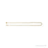 Sapphire Row Lab-Grown Diamond Graduated Bezel Tennis Necklace - Yellow Gold (view 2)