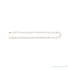 Sapphire Row Cultured Raw Shaped Pearl Necklace - 8-9mm (view 2)