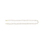 Sapphire Row Cultured Raw Shaped Pearl Necklace - 8-9mm (view 2)