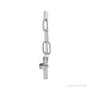 Sapphire Row Natural Diamond Toggle Necklace - White Gold (view 3)
