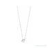 Sapphire Row Natural Diamond Toggle Necklace - White Gold (view 4)