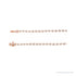 Sapphire Row Lab-Grown Diamond Graduated Bezel Line Necklace - Rose Gold (view 2)