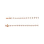 Sapphire Row Lab-Grown Diamond Graduated Bezel Line Necklace - Rose Gold (view 2)