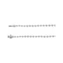 Sapphire Row Lab-Grown Diamond Graduated Bezel Line Necklace - White Gold (view 2)