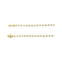 Sapphire Row Lab-Grown Diamond Graduated Bezel Line Necklace - Yellow Gold (view 2)