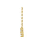 Sapphire Row Lab-Grown Diamond Graduated Martini Necklace - Yellow Gold (view 2)