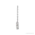 Sapphire Row Lab-Grown Diamond Graduated Martini Necklace - White Gold (view 2)