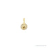 Sapphire Row Natural Diamond Pavé Ball Necklace - Yellow Gold, 3 mm (view 2)