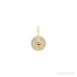 Sapphire Row Natural Diamond Pavé Ball Necklace - Yellow Gold, 6 mm (view 2)