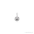 Sapphire Row Natural Diamond Pavé Ball Necklace - White Gold, 3 mm (view 2)
