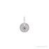 Sapphire Row Natural Diamond Pavé Ball Necklace - White Gold, 6 mm (view 2)