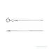 Sapphire Row Hollow Bead Chain Necklace - 1 mm, White Gold