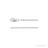 Sapphire Row Hollow Bead Chain Necklace - 1.5 mm, White Gold