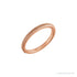 Sapphire Row Milgrain Stacking Ring - 14K Rose Gold