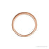 Sapphire Row Milgrain Stacking Ring - 14K Rose Gold (view 2)