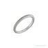 Sapphire Row Milgrain Stacking Ring - Platinum
