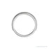 Sapphire Row Milgrain Stacking Ring - 14K White Gold (view 2)