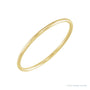 Sapphire Row Gold Stackable Ring - 14K Yellow Gold