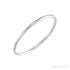Sapphire Row Gold Stackable Ring - 14K White Gold