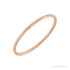 Sapphire Row Gold Stackable Ring - 14K Rose Gold